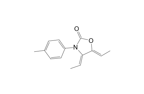 4,5-Diethylidene-3-(4'-methylphenyl)-1,3-oxazolidin-2-one