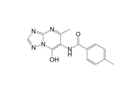 N-(7-hydroxy-5-methyl[1,2,4]triazolo[1,5-a]pyrimidin-6-yl)-4-methylbenzamide