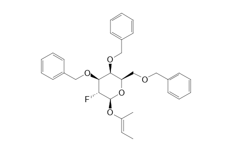 (E/Z)-BUT-2-EN-2-YL-3,4,6-TRI-O-BENZYL-2-DEOXY-2-FLUORO-BETA-D-GALACTOPYRANOSIDE;DIASTEREOMER-#1