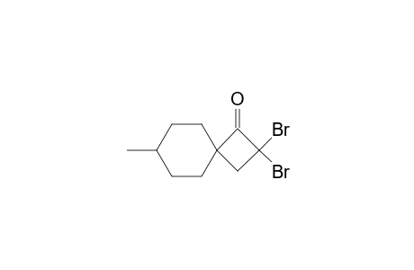 Spiro[3.5]nonan-1-one, 2,2-dibromo-7-methyl-