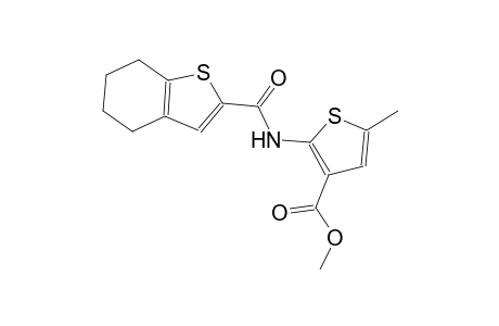 methyl 5-methyl-2-[(4,5,6,7-tetrahydro-1-benzothien-2-ylcarbonyl)amino]-3-thiophenecarboxylate