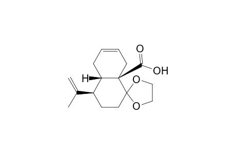 Spiro[1,3-dioxolane-2,1'(8'aH)-naphthalene]-8'a-carboxylic acid, 2',3',4',4'a,5',8'-hexahydro-4'-(1-methylethenyl)-, [4'R-(4'.alpha.,4'a.alpha.,8'a.alpha.)]-