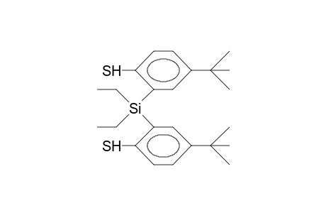 Bis(5-tert-butyl-2-mercapto-phenyl)-diethyl-silane