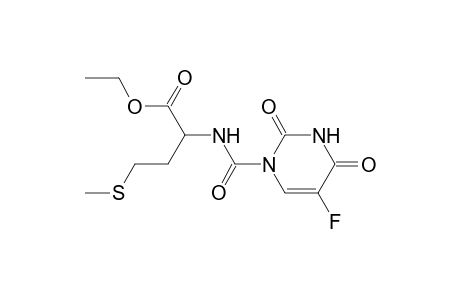 N-[(2,4-dioxo-5-fluoro-1,2,3,4-tetrahydro-1-pyrimidinyl)carbonyl]methionine, ethyl ester