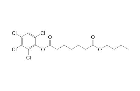 Pimelic acid, 2,3,4,6-tetrachlorophenyl butyl ester