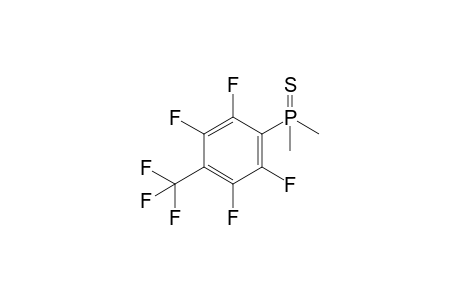 Dimethyl(4-trifluoromethyl-2,3,5,6-tetrafluorophenyl)phosphane sulfide