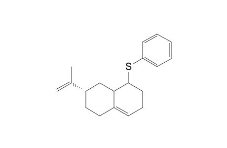 4(R,S)-(phenylthio)-6(S)-isopropenyl-1(9)-octalin