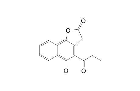 Methyl 2,3-dihydro-5-hydroxy-2-oxonaphtho[1,2-B]furan-4-carboxylate