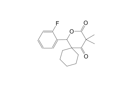 2H-Pyran-2,4(3H)-dione, dihydro-6-(2-fluorophenyl)-3,3-dimethyl-5-spirocyclohexane-