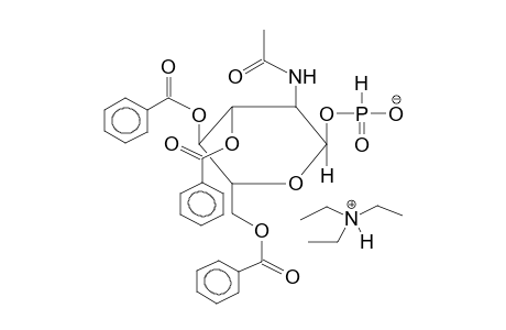 2-ACETAMIDO-2-DEOXY-3,4,6-TRI-O-BENZOYL-ALPHA-D-GLUCOPYRANOSYLPHOSPHITE, TRIETHYLAMMONIUM SALT