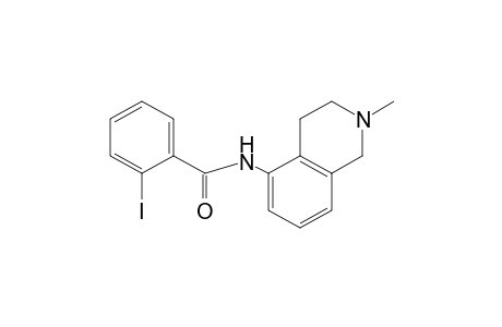 o-iodo-N-(2-methyl-1,2,3,4-tetrahydro-5-isoquinolyl