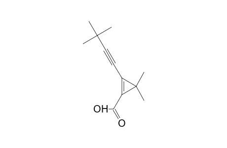 1-(3,3-Dimethyl-1-yl)-2,2-dimethylcyclopropene-3-carboxylic acid