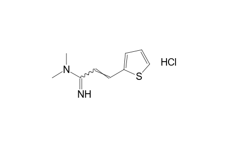 N,N-dimethyl-2-thiopheneacrylamidine monohydrochloride