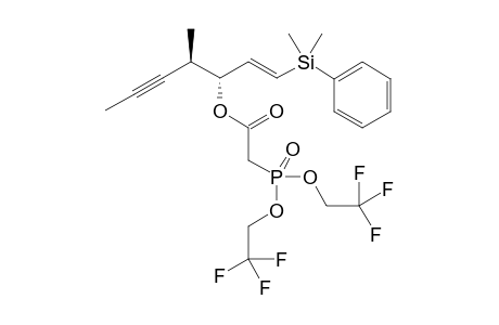 (3R,4R,E)-1-(Dimethyl(phenyl)silyl)-4-methylhept-1-en-5-yn-3-yl-2-(bis(2,2,2-trifluoroethoxy)phosphoryl)acetate