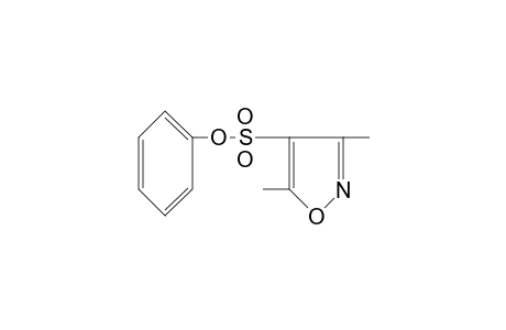 3,5-dimethyl-4-isoxazolesulfonic acid, phenyl ester