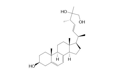 Ergosta-5,7,22-triene-3,25,26-triol, (3.beta.,22E)-