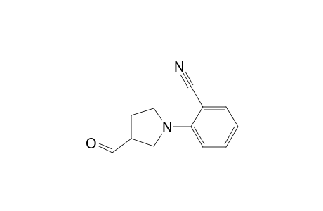 N-(2-cyanophenyl)pyrrolidine-3-carbaldehyde