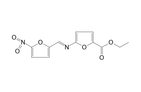 5-[(5-Nitro-2-furfurylidene)amino]-2-furoic acid, ethyl ester