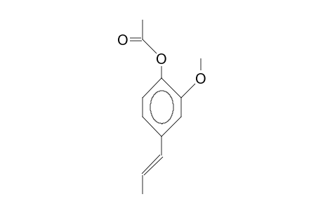 Phenol, 2-methoxy-4-(1-propenyl)-, acetate