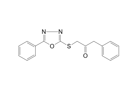 1-Phenyl-3-[(5-phenyl-1,3,4-oxadiazol-2-yl)thio]acetone