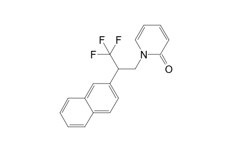 1-(3,3,3-Trifluoro-2-(naphthalen-2-yl)propyl)pyridin-2(1H)-one