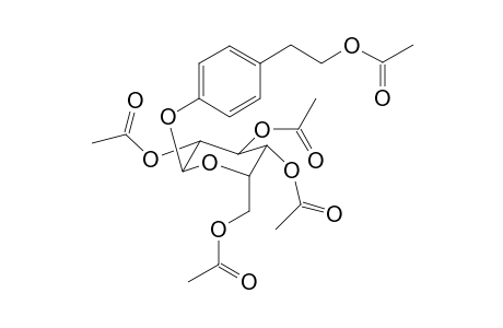 6''-o-.beta.,D-Glucopyranosyl-3''-(2''-acetoxyethyl)benzene tetraacetate