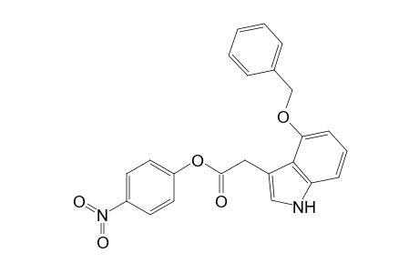 (4-nitrophenyl) 2-(4-benzyloxy-1H-indol-3-yl)acetate