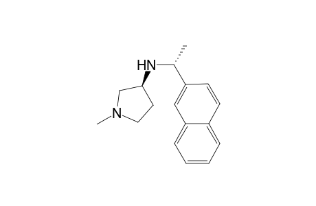 N-Methyl-3(S)-(1-(R)-.beta.-naphthylethyl)aminopyrrolidine