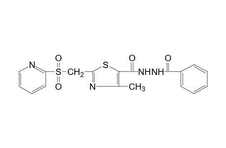 1-benzoyl-2-{{4-methyl-2-{[(2-pyridyl)sulfonyl]methyl}-5-thiazolyl}carbonyl}hydrazine