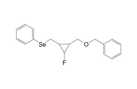 2-[(Benzyloxy)methyl]-3-fluoro-1-[(phenylselenyl)methyl]-cyclopropane