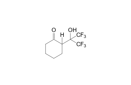 2-[1-hydroxy-2,2,2-trifluoro-1-(trifluoromethyl)ethyl]cyclohexanone