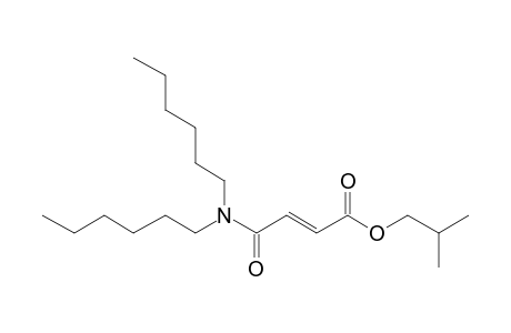 Fumaric acid, monoamide, N,N-dihexyl-, isobutyl ester