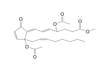 PROSTA-5,7,10,14-TETRAEN-1-OIC ACID, 4,12-BIS(ACETYLOXY)-9-OXO-METHYL-