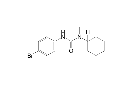 3-(p-bromophenyl)-1-cyclohexyl-1-methylurea