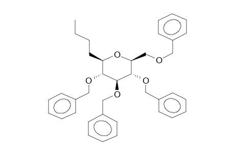 BETA-1,5-ANHYDRO-1-C-BUTYL-2,3,4,6-TETRA-O-BENZYL-D-GLUCITOL