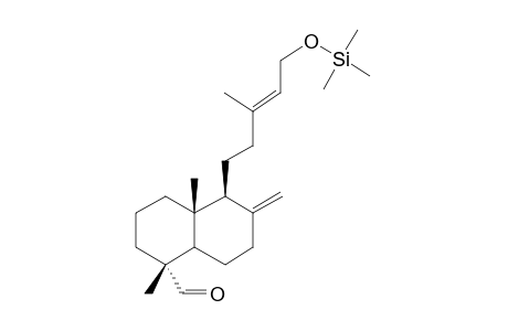 (1R,4ar,5S)-5-[(E)-5-Hydroxy-3-methylpent-3-enyl]-1,4A-dimethyl-6-methylidene-3,4,5,7,8,8A-hexahydro-2H-naphthalene-1-carbaldehyde, tms