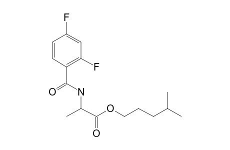 D-Alanine, N-(2,4-difluorobenzoyl)-, isohexyl ester