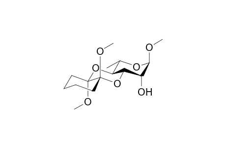 (1'R,2'R)-Methyl 3,4-O-(1',2'-dimethoxycyclohexane-1',2'-diyl)-.alpha.,L-rhaamnopyranoside