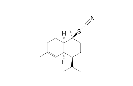 1,6-Dimethyl-1-(thiocyanato)-4-isopropyl-1,2,3,4,7,8,9,10-octahydronaphthalene