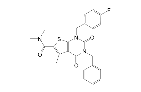 thieno[2,3-d]pyrimidine-6-carboxamide, 1-[(4-fluorophenyl)methyl]-1,2,3,4-tetrahydro-N,N,5-trimethyl-2,4-dioxo-3-(phenylmethyl)-