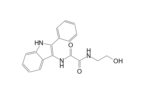 ethanediamide, N~1~-(2-hydroxyethyl)-N~2~-(2-phenyl-1H-indol-3-yl)-
