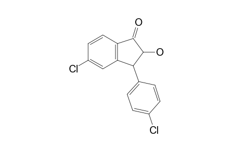 5-Chloro-3-(4-chlorophenyl)-2-hydroxy-2,3-dihydro-1H-inden-1-one