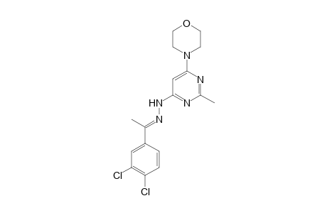 4-(3,4-Dichloro-.alpha/-methylbenzylidenehydrazino)-2-methyl-6-morpholinopyrimidine