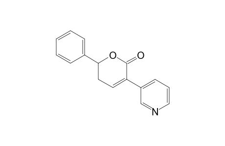 2-Phenyl-5-(3-pyridinyl)-2,3-dihydropyran-6-one