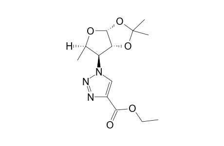 1-[(3aR,5R,6S,6aR)-2,2,5-trimethyl-3a,5,6,6a-tetrahydrofuro[4,5-d][1,3]dioxol-6-yl]triazole-4-carboxylic acid ethyl ester
