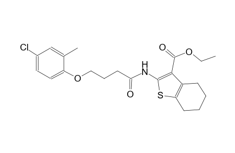 ethyl 2-{[4-(4-chloro-2-methylphenoxy)butanoyl]amino}-4,5,6,7-tetrahydro-1-benzothiophene-3-carboxylate