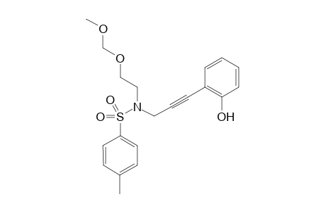 N-[3-(2-hydroxyphenyl)prop-2-ynyl]-N-[2-(methoxymethoxy)ethyl]-4-methyl-benzenesulfonamide