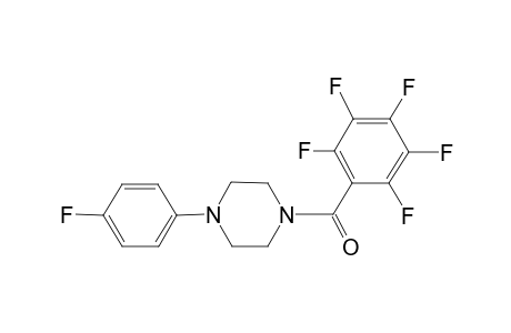 1-(4-Fluorophenyl)-4-(2,3,4,5,6-pentafluorobenzoyl)piperazine