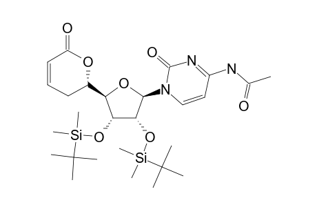 (5'S)-[1'-(2',3'-O-DI-TERT.-BUTYLDIMETHYLSILYL-BETA-D-RIBO-5-PENTA-1',4'-FURANOSYL)-N-(4)-ACETYLCYTOSYL]-ALPHA,BETA-UNSATURATED-LACTONE