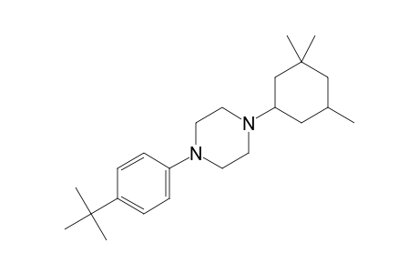 Piperazine, 1-[4-(1,1-dimethylethyl)phenyl]-4-(3,3,5-trimethylcyclohexyl)-